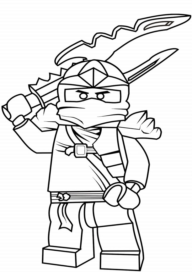 Lego NinjaGo kolorowanki